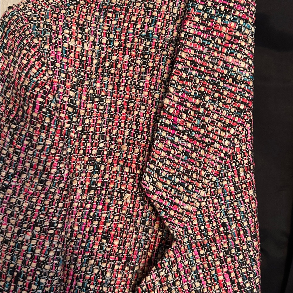 Austin Reed Silk Multi Colored Tweed Blazer - Picture 2 of 6